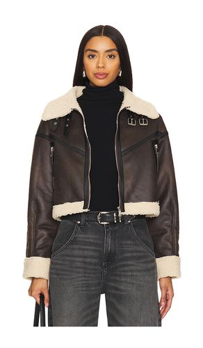 Amelia Faux Leather Jacket in . Taglia S - superdown - Modalova