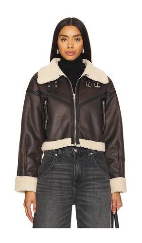 Amelia Faux Leather Jacket in . Size S. Also in XXS - superdown - Modalova