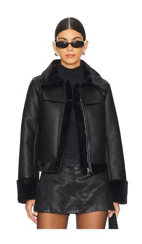 Sasha Faux Leather Jacket in . - size L (also in M, S) - superdown - Modalova