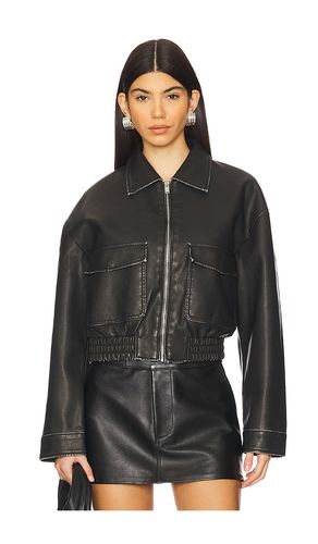 Lolo Faux Leather Jacket in . Size L. Also in S, XL - superdown - Modalova