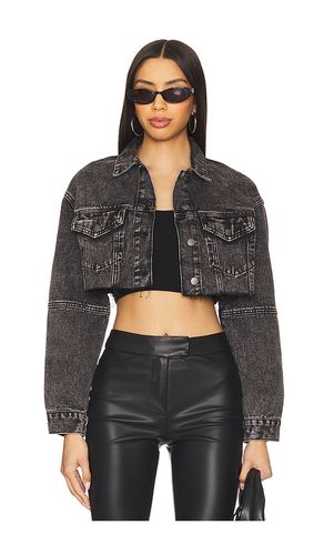 Kathy Cut Off Jacket in Black. - size M (also in S, XS) - superdown - Modalova