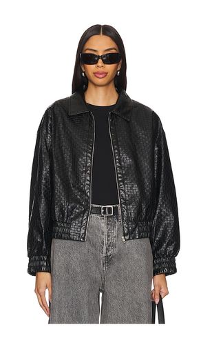 Alia Faux Leather Jacket in . - size M (also in S, XS) - superdown - Modalova