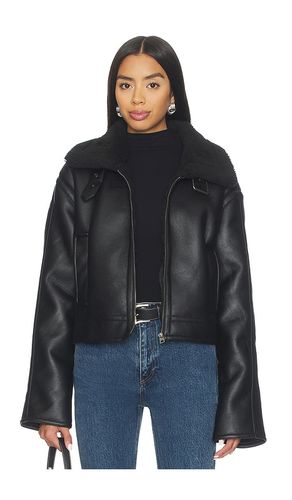 Lucinda Faux Leather Jacket in . - size S (also in XXS) - superdown - Modalova