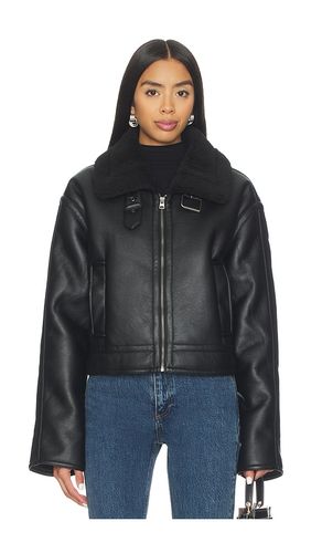 Lucinda Faux Leather Jacket in . - size S (also in XXS) - superdown - Modalova