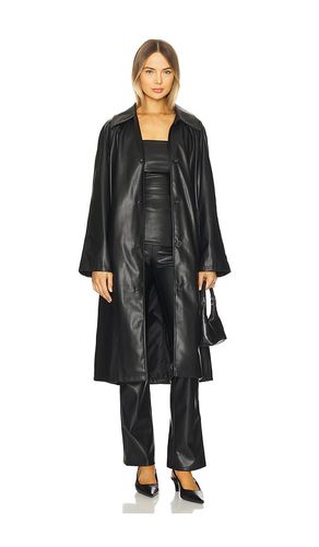 Francine Faux Leather Coat in . - size L (also in M, S) - superdown - Modalova