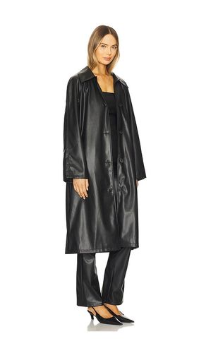 Francine Faux Leather Coat in . - size L (also in M, S) - superdown - Modalova