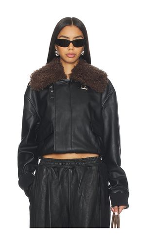 Philomena Faux Leather Jacket in . Size L. Also in S, XS, XXS - superdown - Modalova