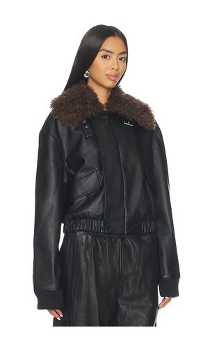 Philomena Faux Leather Jacket in . Size L. Also in S, XS, XXS - superdown - Modalova