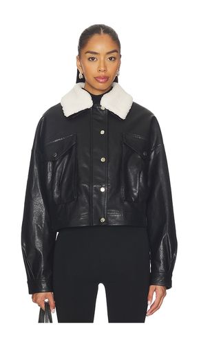 Colette Faux Leather Jacket in . Size S. Also in XS, XXS - superdown - Modalova