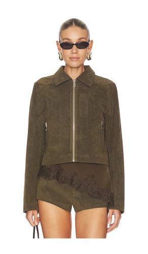 Frannie Faux Suede Jacket in . Taglia L. Also in XL - superdown - Modalova