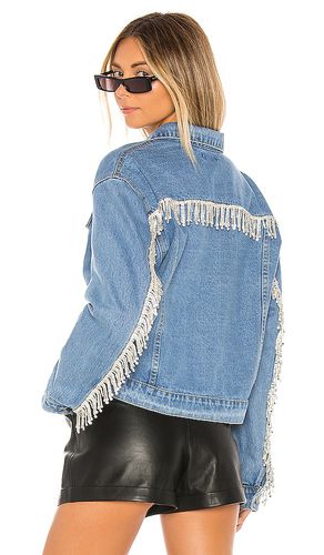 Raya Rhinestone Fringe Jacket. - size L (also in M, S) - superdown - Modalova