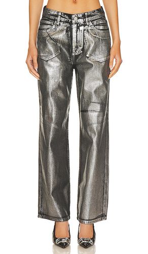 Pantalón metallic en color metálico talla L en - Metallic Silver. Talla L (también en M, S) - superdown - Modalova