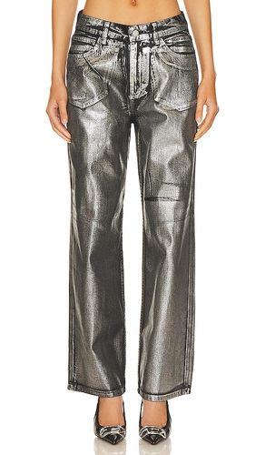 Pantalón metallic en color metálico talla L en - Metallic Silver. Talla L (también en M) - superdown - Modalova