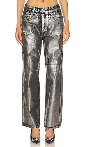 Pantalón metallic en color metálico talla L en - Metallic Silver. Talla L (también en S) - superdown - Modalova