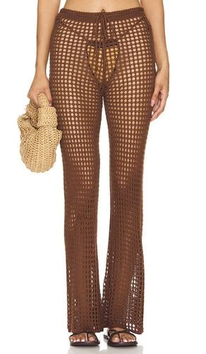 Elektra Crochet Pant in Chocolate. - size L (also in XS) - superdown - Modalova