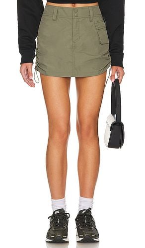 Dion Cargo Mini Skirt in Olive. - size L (also in M, XXS) - superdown - Modalova