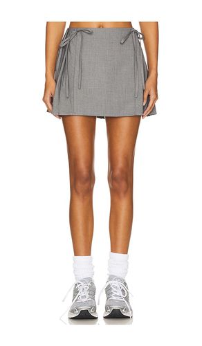 Paloma Mini Skirt in Grey. - size L (also in M, S, XL, XS, XXS) - superdown - Modalova