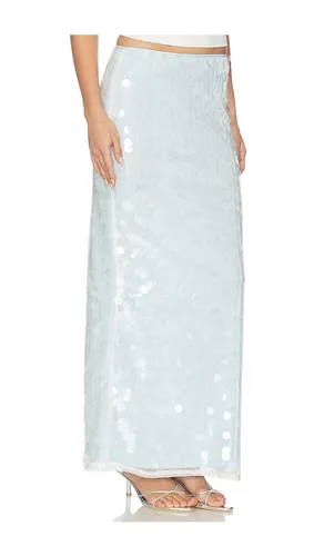 Bryony Maxi Skirt in Blue. - size L (also in M, S, XS) - superdown - Modalova