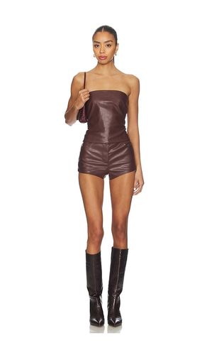 Kayla Faux Leather Short Set in . - size S (also in XS) - superdown - Modalova