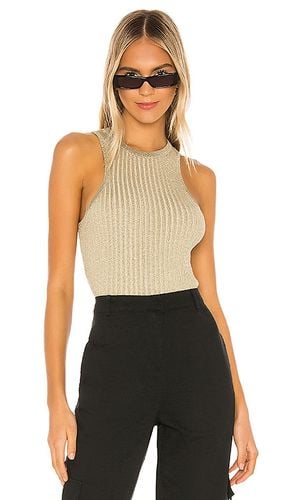 Sonya Rib Sweater Tank in Metallic . - size L (also in S) - superdown - Modalova