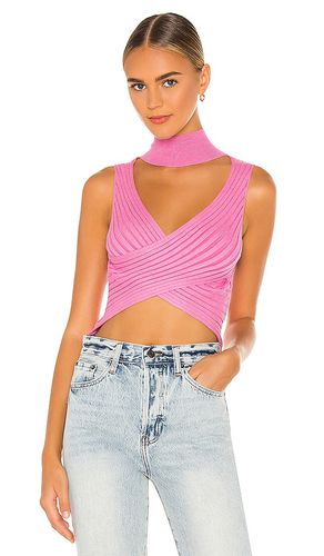 Alora Wrap Top in Fuchsia. - size L (also in M, S) - superdown - Modalova