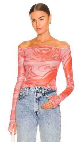 Emmie Off Shoulder Top in Peach. - size M (also in S, XS, XXS) - superdown - Modalova