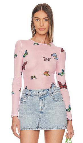 Ari Butterfly Mesh Top in . - size M (also in XS, XXS) - superdown - Modalova