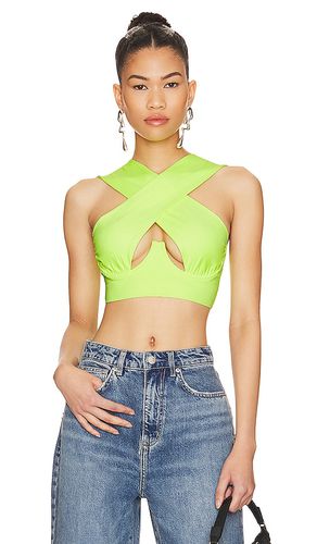 Kacie Cross Over Top in Green. - size S (also in XS) - superdown - Modalova