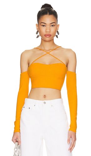 Jayla Strappy Crop Top in Orange. - size M (also in S) - superdown - Modalova