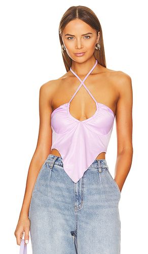 Devon Halter Top in Purple. - size L (also in M, S, XL, XS) - superdown - Modalova