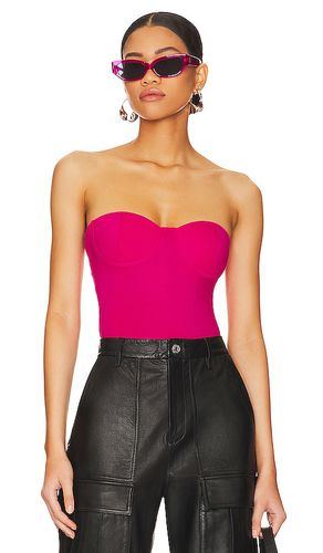 Stef Bustier Bodysuit in Fuchsia. - size M (also in S, XS, XXS) - superdown - Modalova