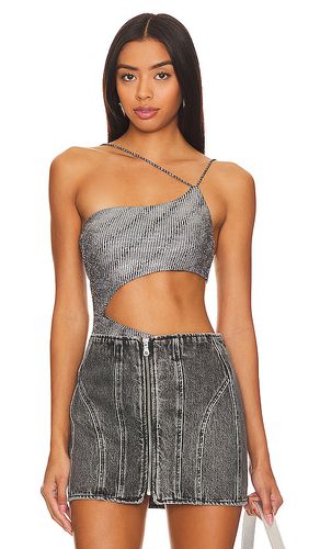 Tahlia Cut Out Bodysuit in Metallic . - size L (also in M, S, XL) - superdown - Modalova