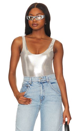 Nadia Bodysuit in Metallic Silver. - size S (also in XS) - superdown - Modalova