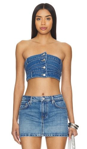 Fern Crop Top in Denim-Medium. - size M (also in S, XS) - superdown - Modalova