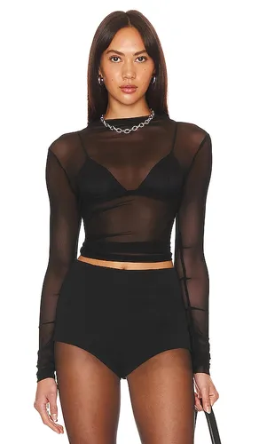 Eliza Sheer Mesh Top in . Size M. Also in S, XS - superdown - Modalova