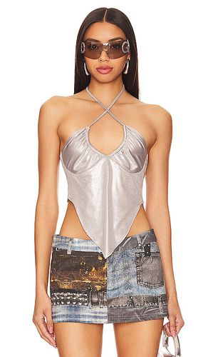 Devon Halter Top in Metallic . - size L (also in M, S, XL) - superdown - Modalova