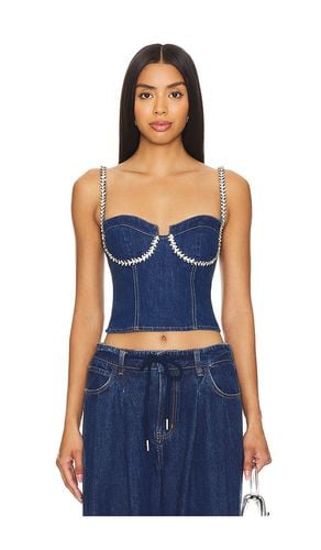 Ash Bustier Top in Blue. - size M (also in XS, XXS) - superdown - Modalova