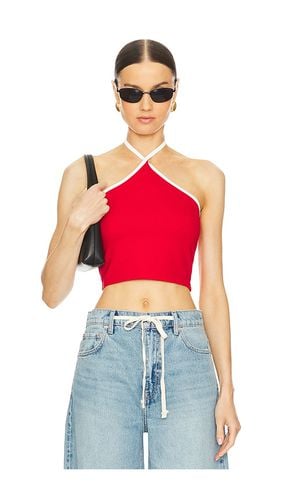 Sirena Contrast Halter Top in . - size L (also in M, S, XL, XS, XXS) - superdown - Modalova