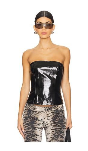 Novi Faux Leather Corset in . - size L (also in S, XS) - superdown - Modalova