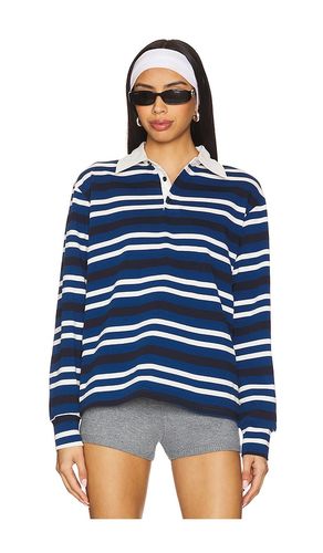 Sashia Polo Top in Navy. - size M (also in S, XS) - superdown - Modalova