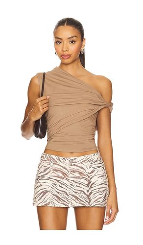 Alessia Top in Brown. - size L (also in M, S, XS, XXS) - superdown - Modalova