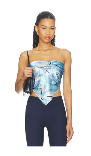 Klara Scarf Top in Blue. - size S (also in XS, XXS) - superdown - Modalova