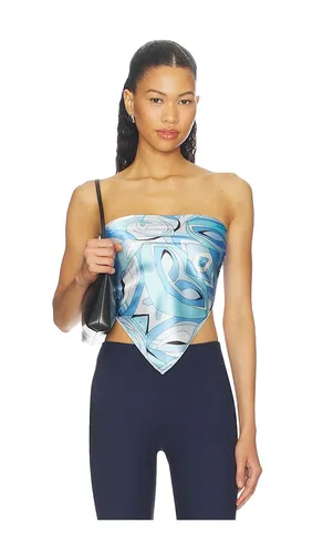 Klara Scarf Top in Blue. - size XS (also in S, L) - superdown - Modalova