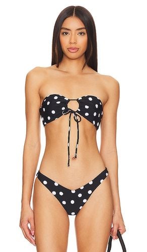 Lucy Bikini Top in Black. - size L (also in M, S, XL, XS, XXS) - superdown - Modalova