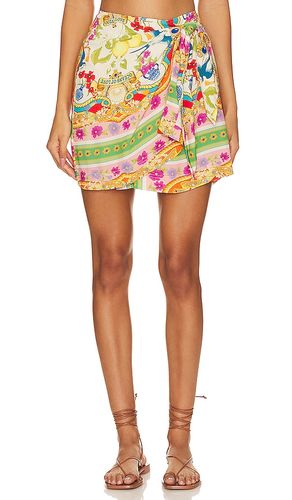 Maddalena Wrap Skirt in Green. - size S (also in XS) - SPELL - Modalova