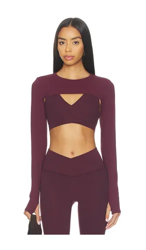 Amelia Airweight Lite Shrug in Wine. - size L (also in XS) - Splits59 - Modalova