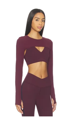 Amelia Airweight Lite Shrug in Wine. - size L (also in XS) - Splits59 - Modalova