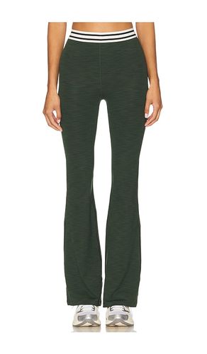 Raquel Active Rib Flare Legging in Dark Green. - size L (also in M, S, XL, XS) - Splits59 - Modalova