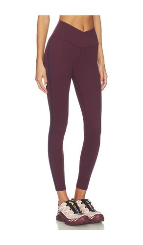 Mia rigor legging w/ stripe in color wine size S (also in M, L, XL) - Splits59 - Modalova