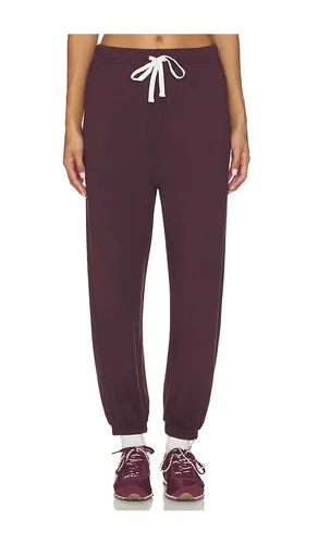 Andie Oversized Sweatpant in Wine. - size L (also in M, S, XL, XS) - Splits59 - Modalova